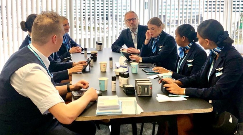 Foto (c) TUI Nederland TUI overleg Schiphol