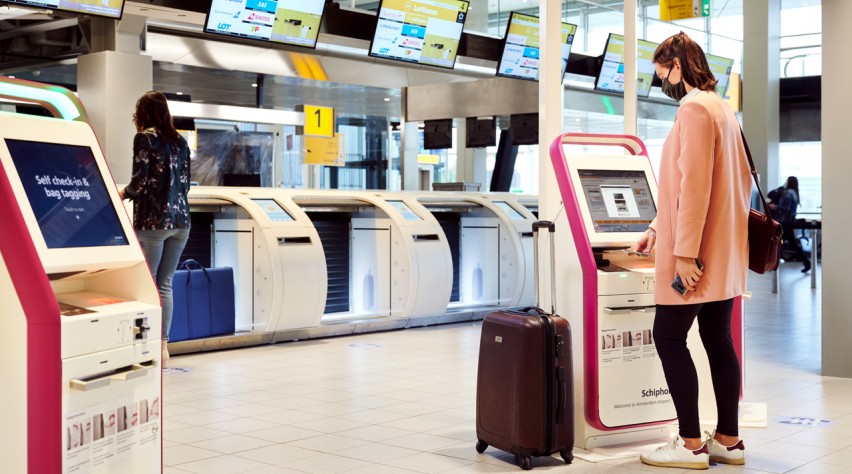 Foto (c) Schiphol Schiphol check in