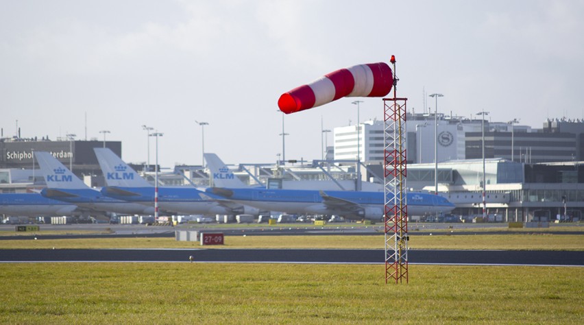 Schiphol wind storm