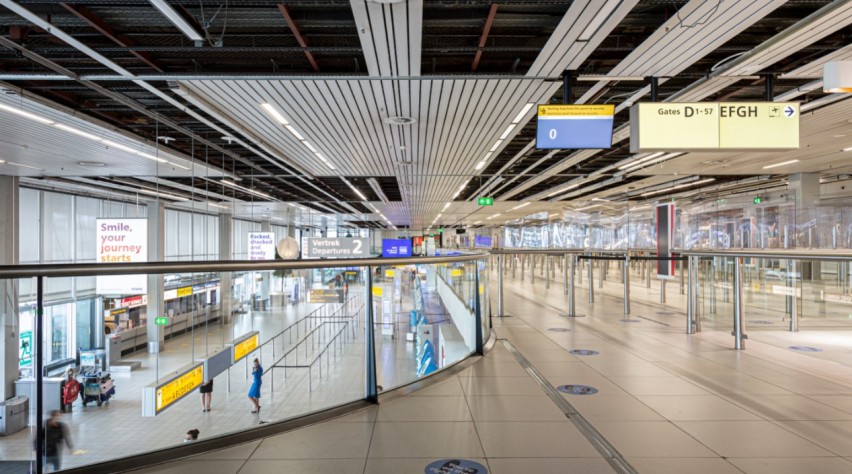 Foto (c) Schiphol Vernieuwde Vertrekhal 1 Schiphol