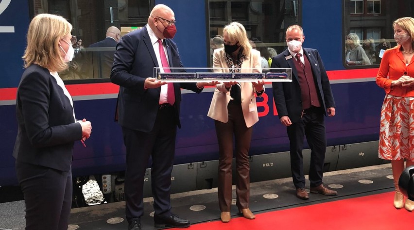 Foto (c) ÖBB Nightjet aankomst Amsterdam slaaptrein nachttrein