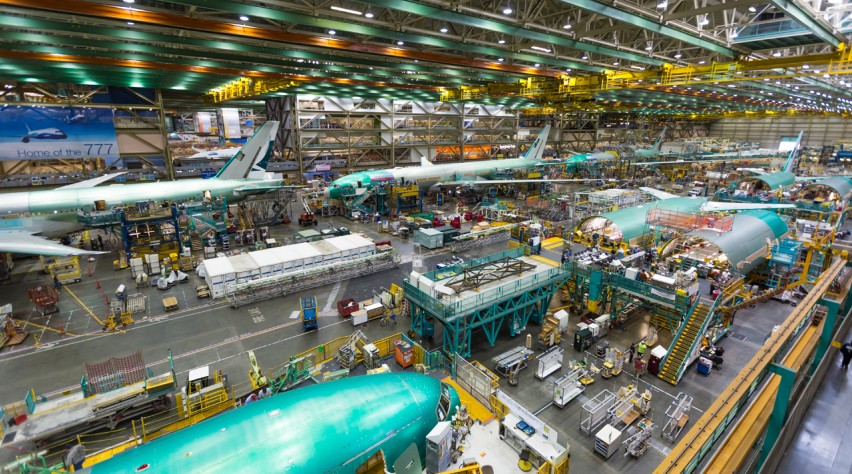 Boeing fabriek