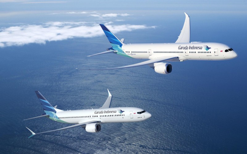 Garuda Indonesie Boeing 737 MAX en Boeing 787-9 Dreamliner