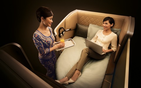 Singapore Airlines First Class Boeing 777