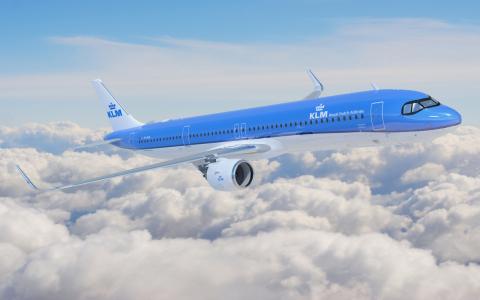 KLM A321neo cgi