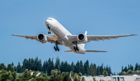 Boeing 777-9 Testvlucht