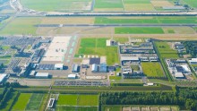 Rotterdam Airport Luchtfoto