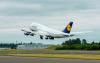 Boeing 747-8 Lufthansa departure
