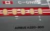 Air Canada A220 retro