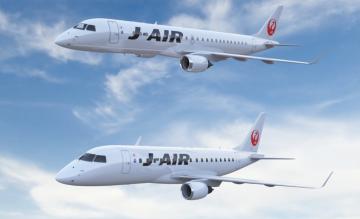 embraer, e-jet, japan airlines, jal