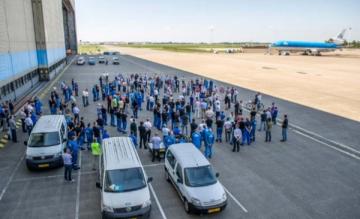 Voltallige KLM directie aanwezig bij slachtoffers vlucht MH17