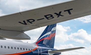 Foto (c) Airbus Aeroflot A320 staart