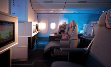 Foto (c) Air Astana Air Astana A321LR Business Class