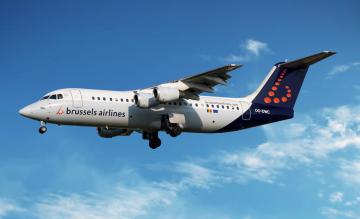 Foto (c) Brussels Airlines Brussels Airlines BAe Avro RJ85