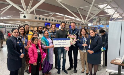 Foto (c) IndiGo Elbers IndiGo 100 miljoen passagiers Elbers
