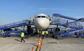 IndiGo deboarding