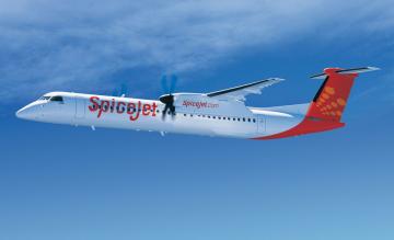 SpiceJet Q400