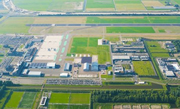 Rotterdam Airport Luchtfoto