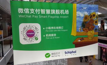 Foto (c) Reismedia Schiphol WeChat