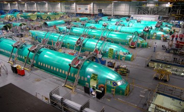 Foto (c) Spirit AeroSystems Boeing 737 MAX fabriek