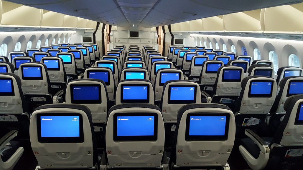 Aeromexico 787-9 interior