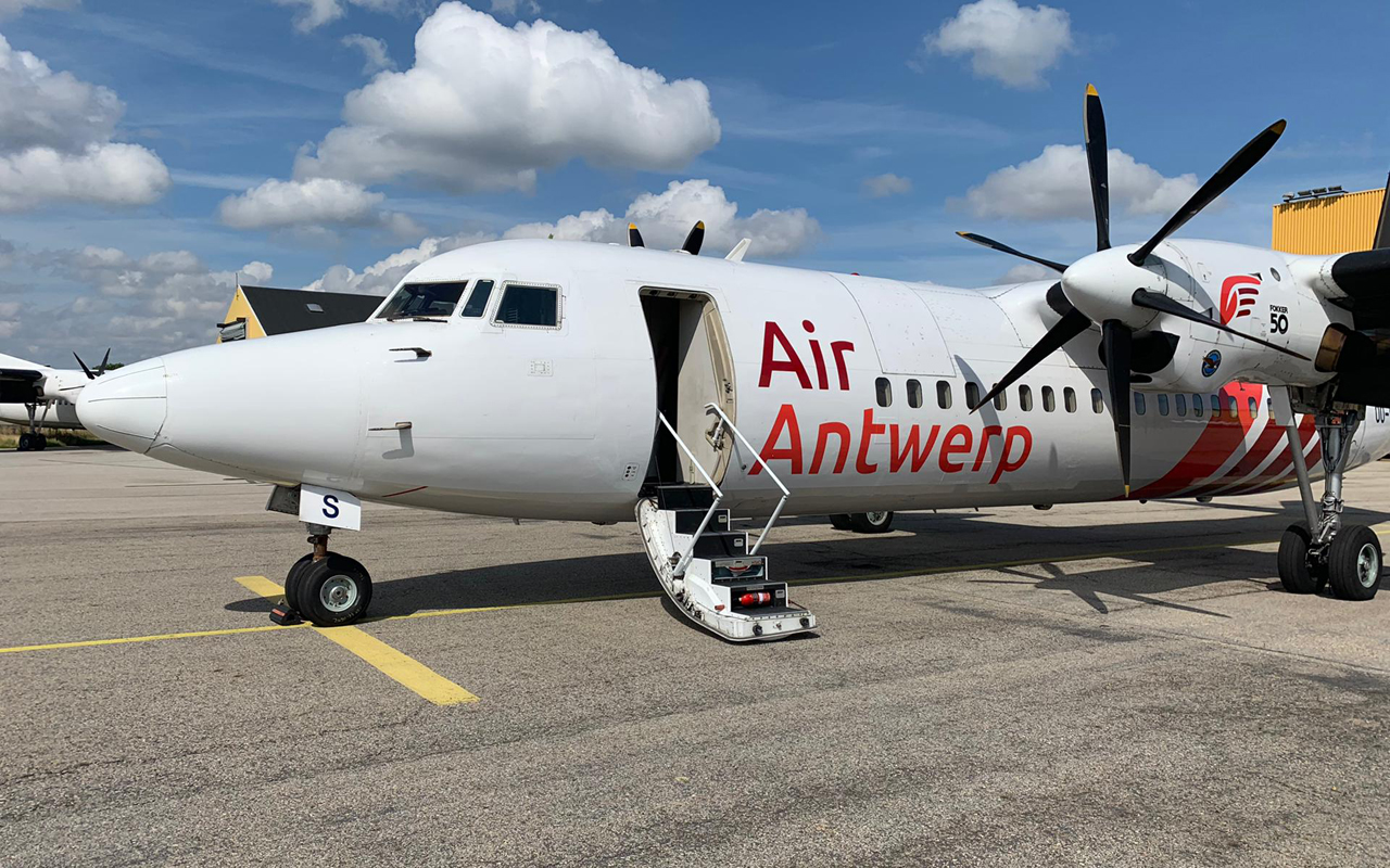 Air Antwerp Fokker 50