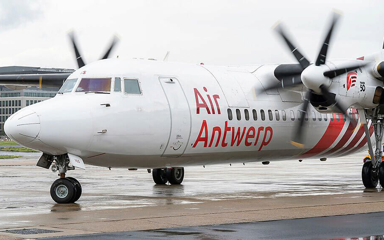 Air Antwerp stelt Fokker 50 beschikbaar voor charters Luchtvaartnieuws