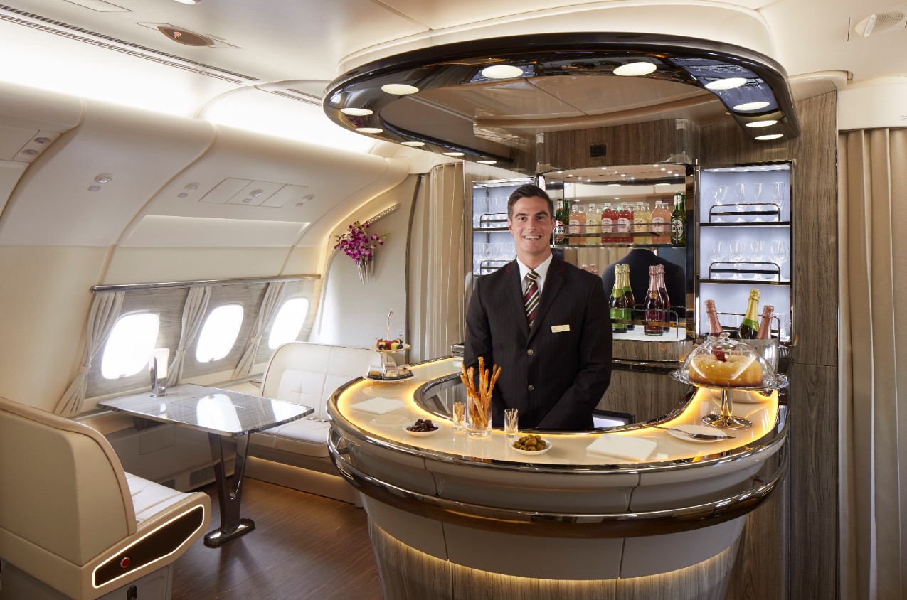 Emirates A380 Bar