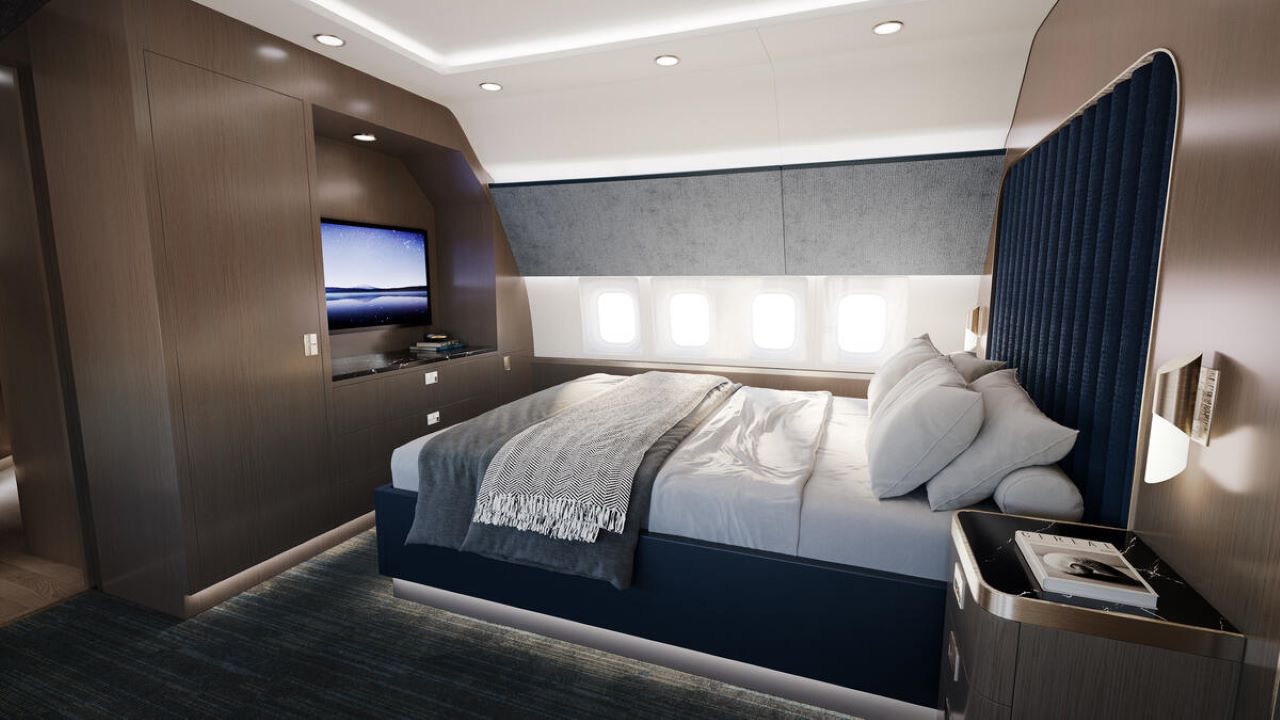 BBJ 737 bed