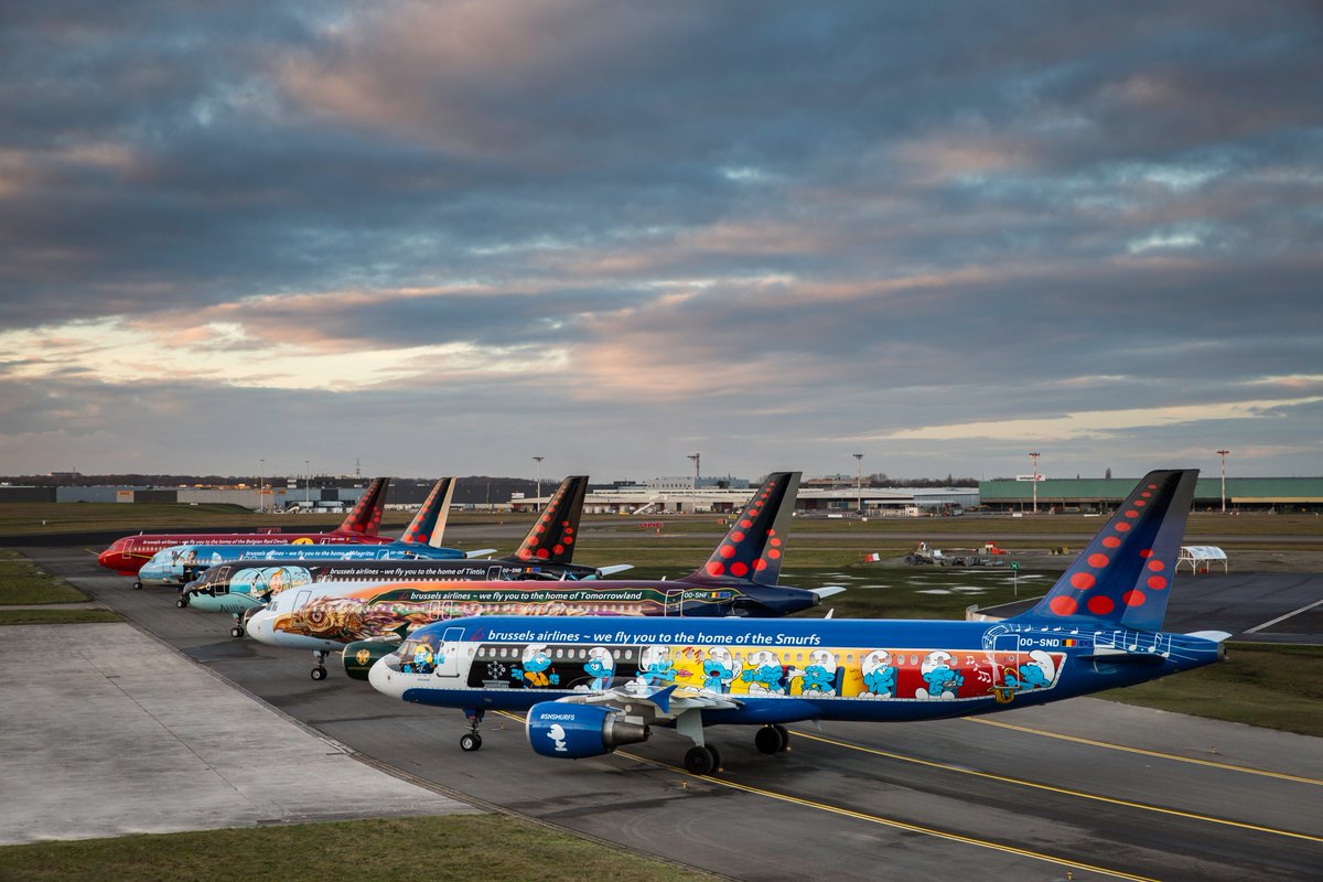Brussels Airlines Belgian Icons