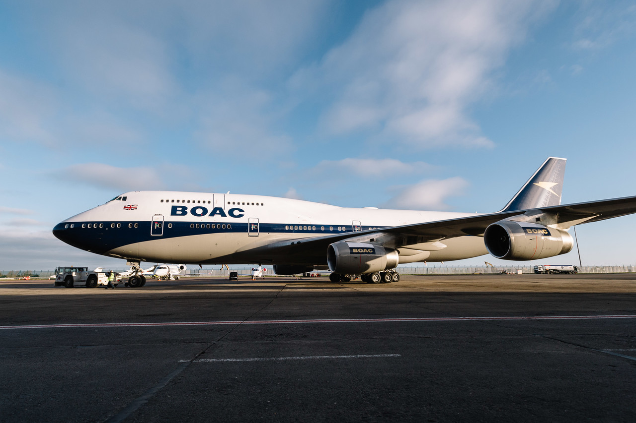 British Airways retro 747