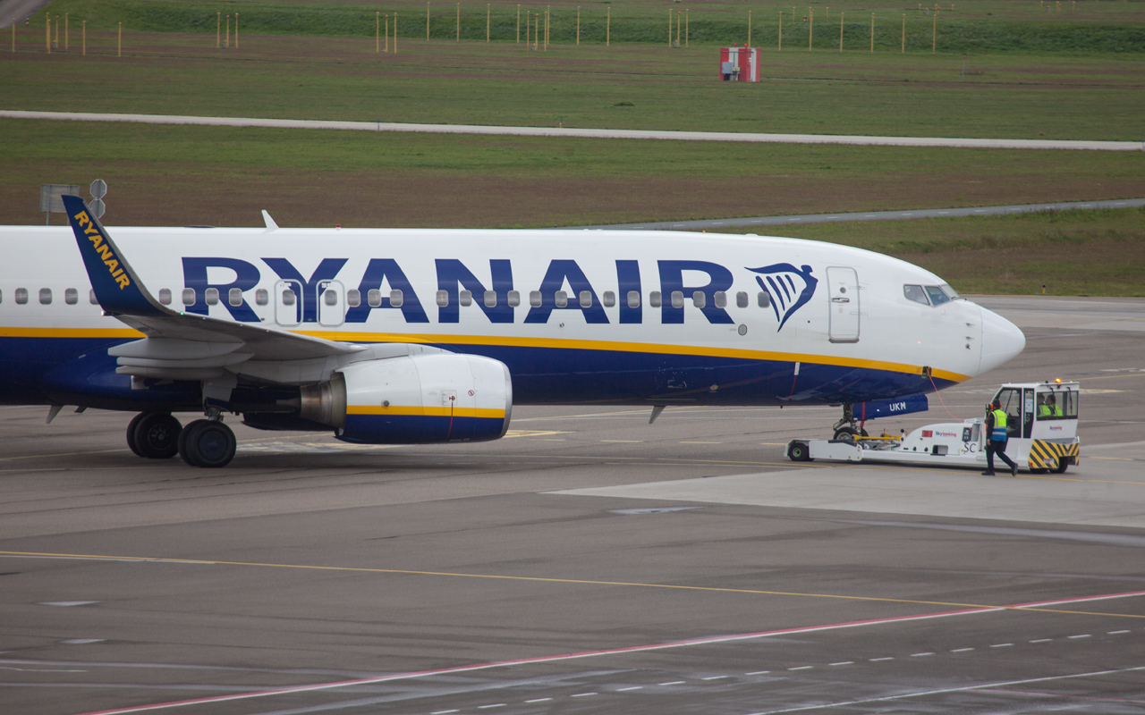 Vluchten Ryanair op Eindhoven vertraagd door onderbezetting afhandelaar