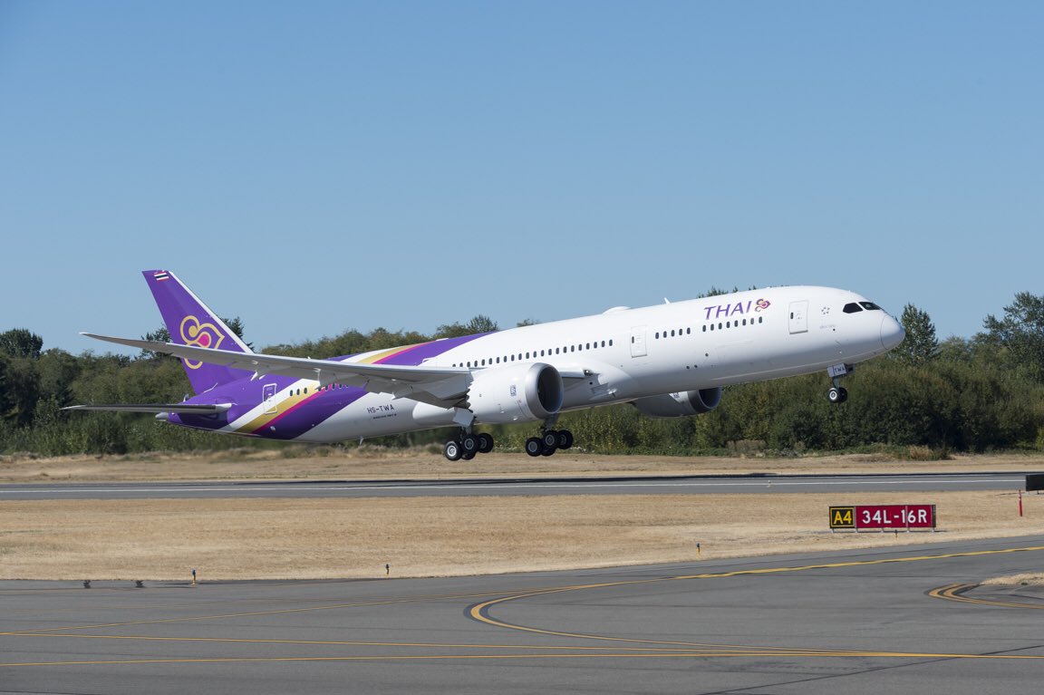 Thai Airways vergroot stoelcapaciteit tussen Brussel en Bangkok