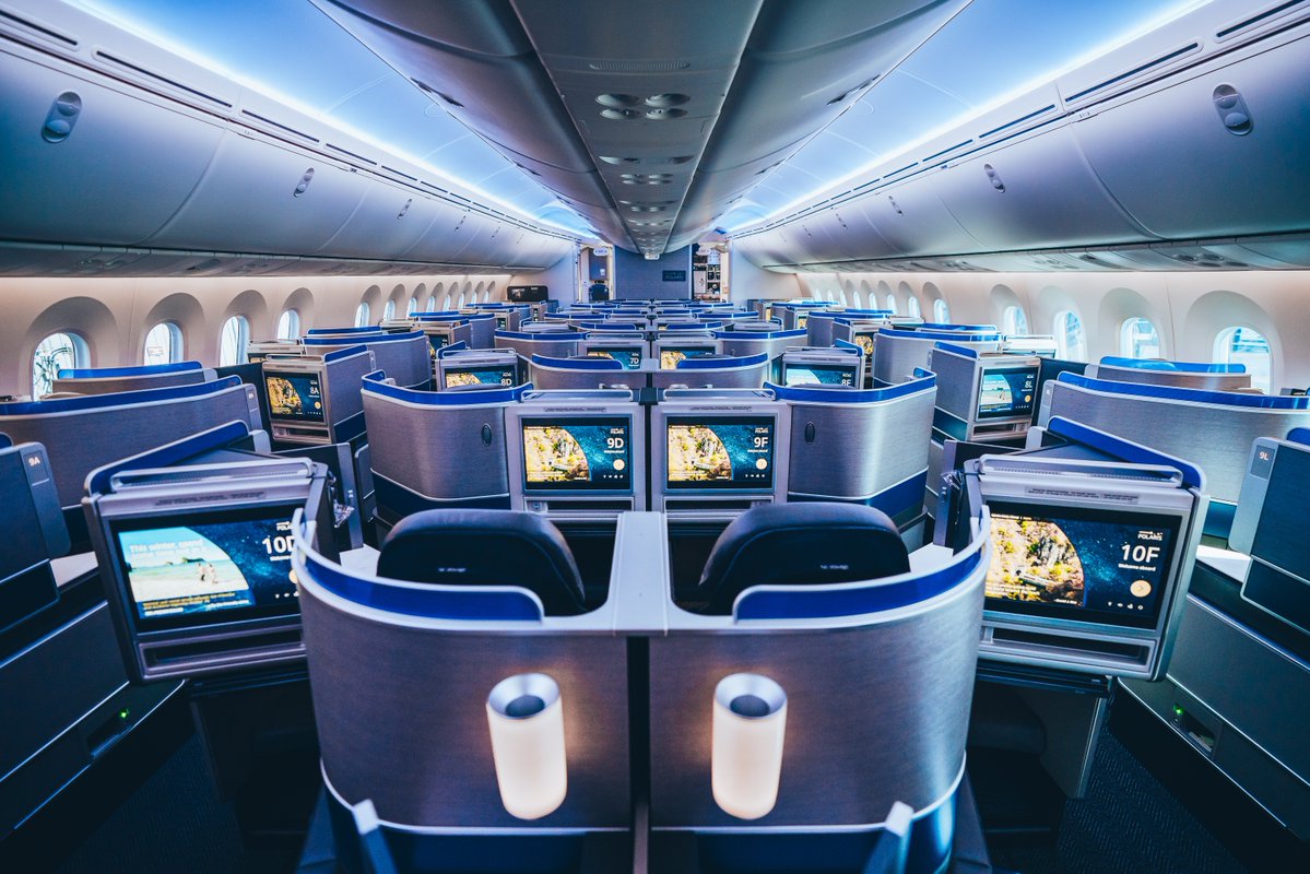 United Boeing 787-10 Polaris Business Class