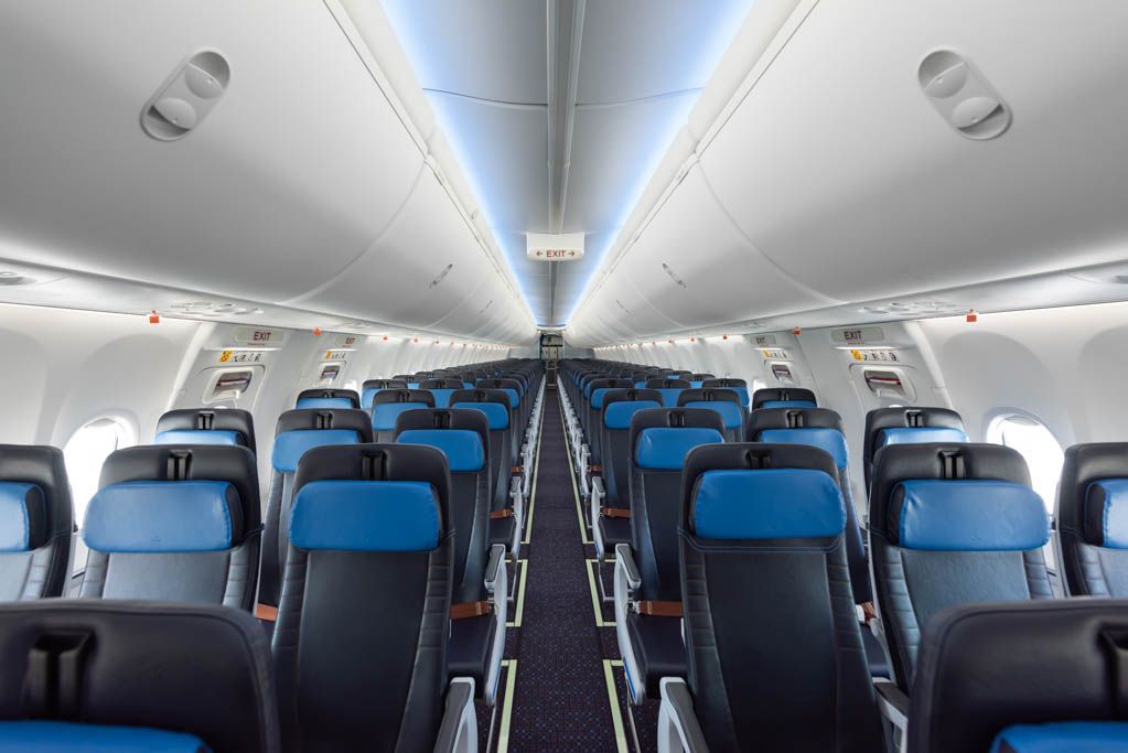 KLM 737 cabine