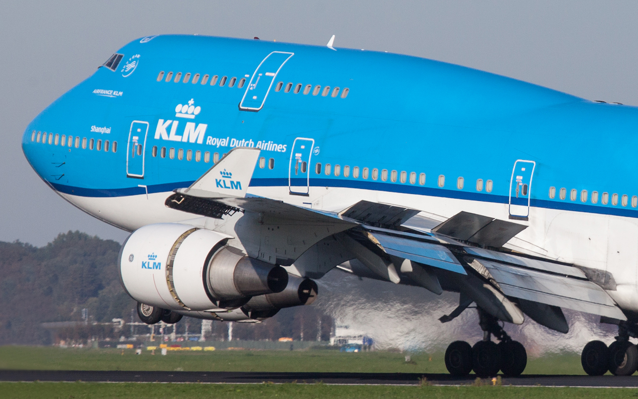 Aankomst laatste Boeing 747-400 van KLM in beeld