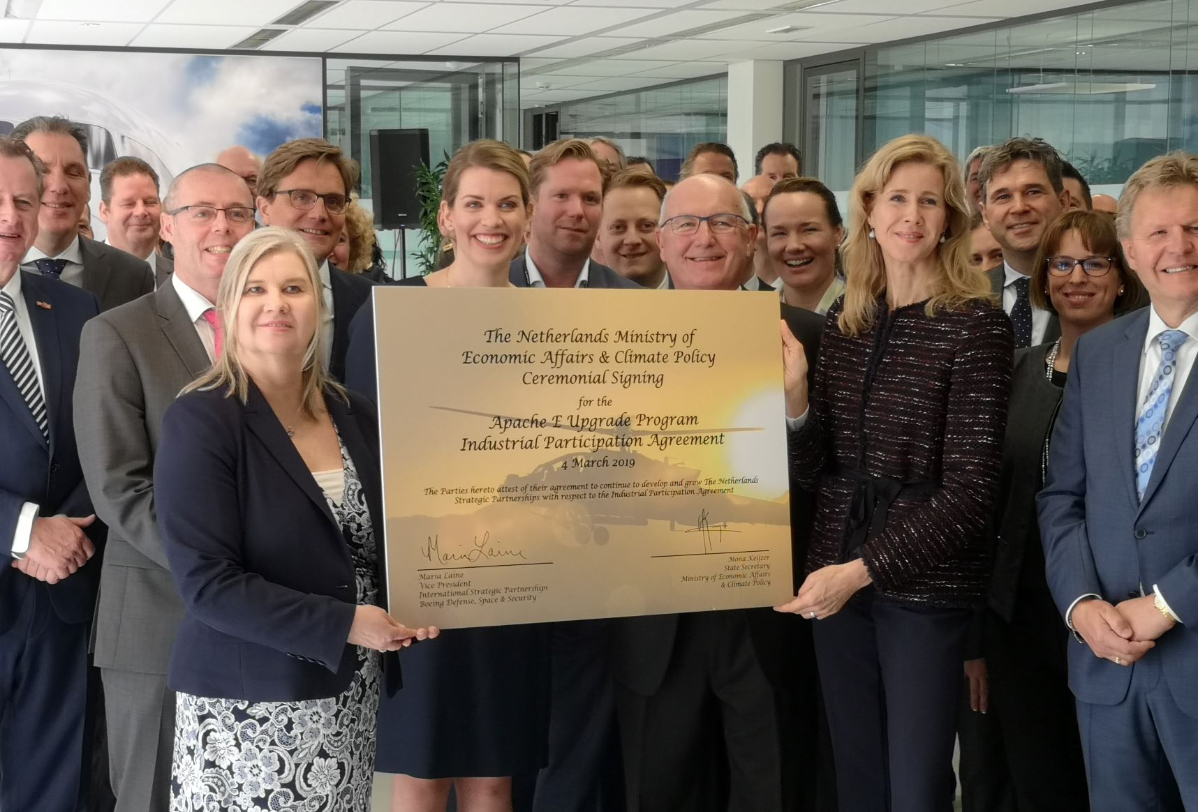 Boeing-ceremonie Keijzer Bakker - van der Veen