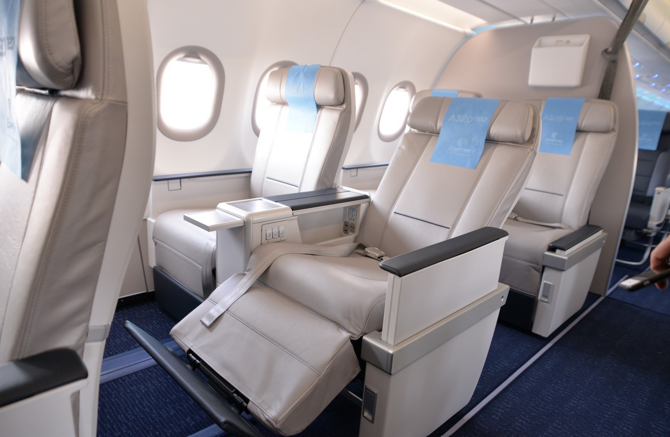 EgyptAir A320neo Business Class