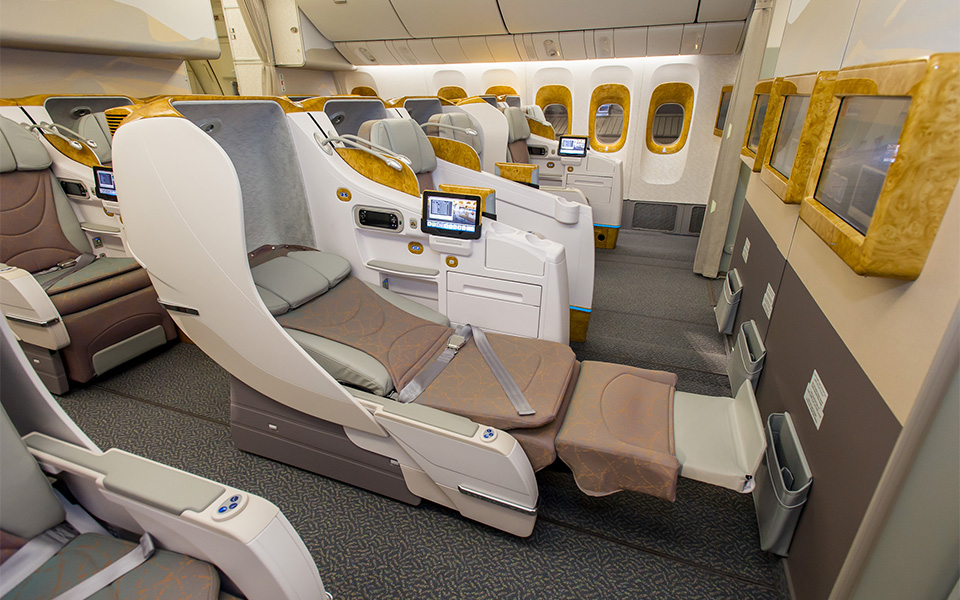 Emirates 777 Business Class