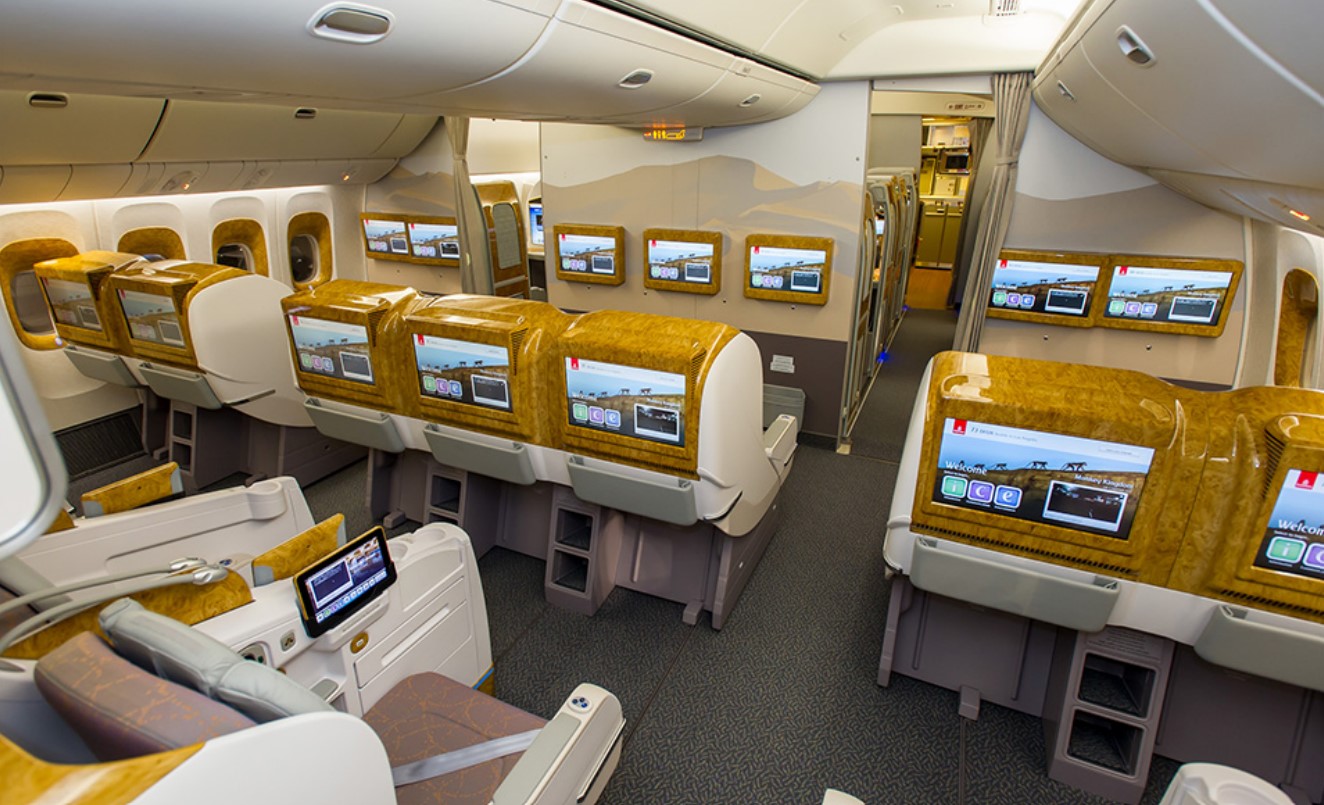 Emirates 777 Business Class