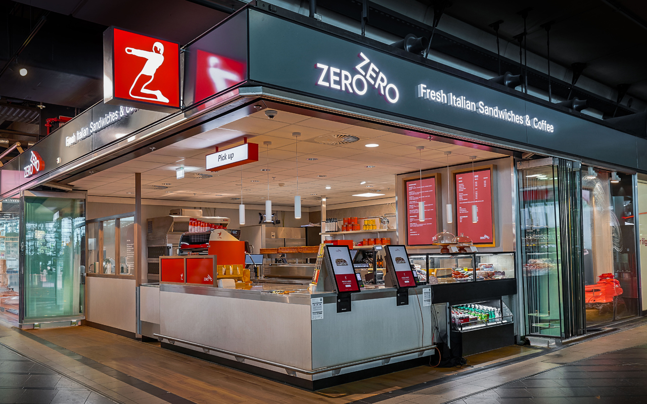 Italiaanse broodjeszaak Zero Zero strijkt neer op Schiphol